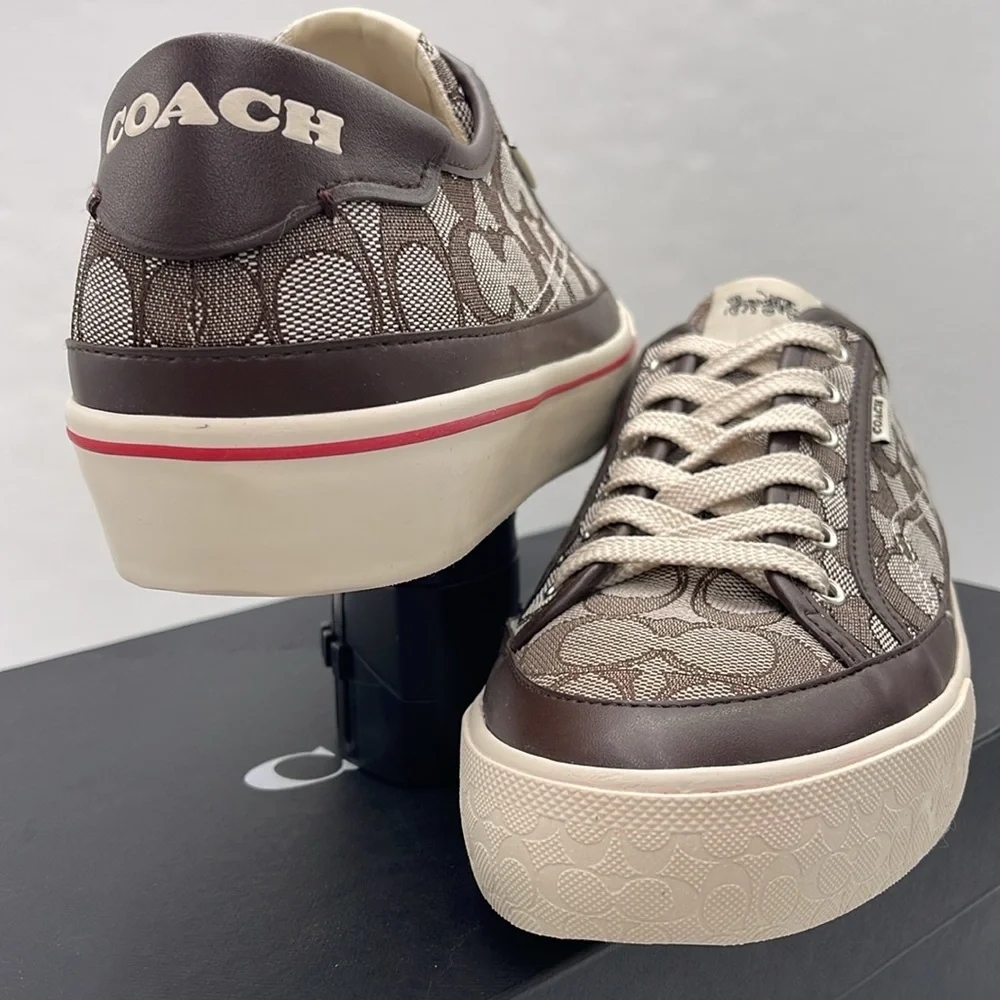 Coach Men's CITYSOLE PLATFORM Sneakers 
OAK/SADDLE
C5931 QGB 10011275JAX - Picture 8 of 16
